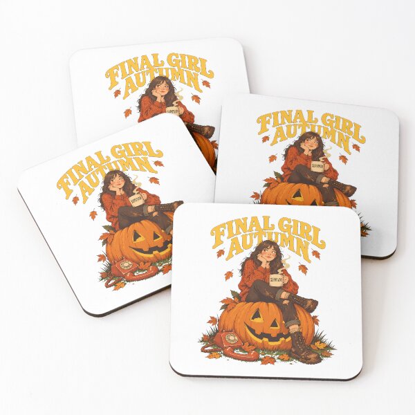 Item preview, Final Girl Pumpkin Survivor Halloween Slasher designed and sold by chattsuede.