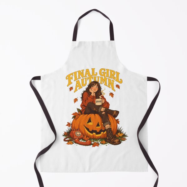 Item preview, Final Girl Pumpkin Survivor Halloween Slasher designed and sold by chattsuede.