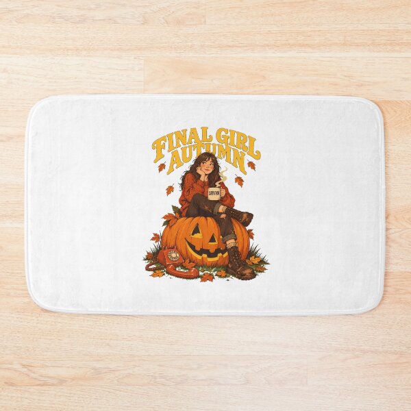 Item preview, Final Girl Pumpkin Survivor Halloween Slasher designed and sold by chattsuede.