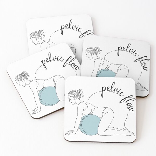 Item preview, Pelvic Flow Prenatal Exercise Ball Line Art designed and sold by 108stillness.