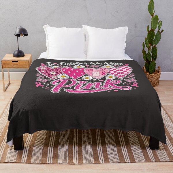 Item preview, In October We Wear Pink Breast Cancer Awareness Leopard Hearts designed and sold by DYAFLK.