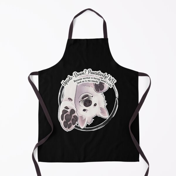 Item preview, White Swiss Shepherd Upside-Down Pawsitively Dog designed and sold by BikTee.