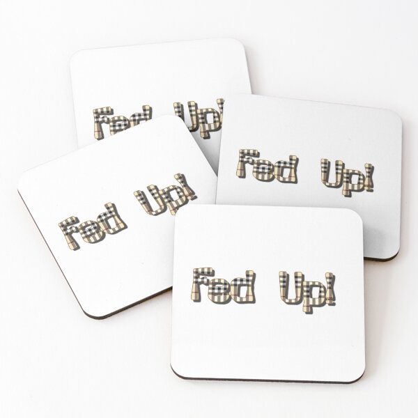 Item preview, Fed up! (again) plaid designed and sold by DianeBP.