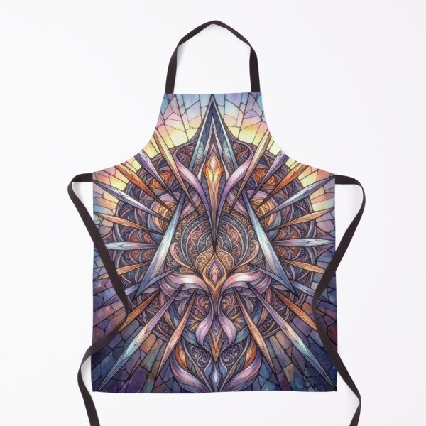 Item preview, Sacred Geometry Geometric Stained Glass Spire designed and sold by Frackxion.