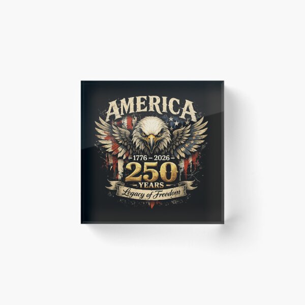 Item preview, America 250 Years 1776-2026 Patriotic Eagle 250th Anniversary designed and sold by ParfaitPrints.