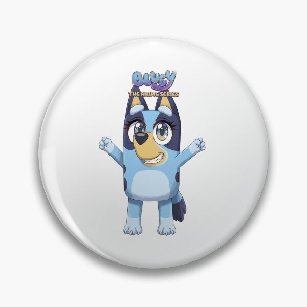 Item preview, Cute Anime Blue Dog Character Illustration Art designed and sold by FreakToons.