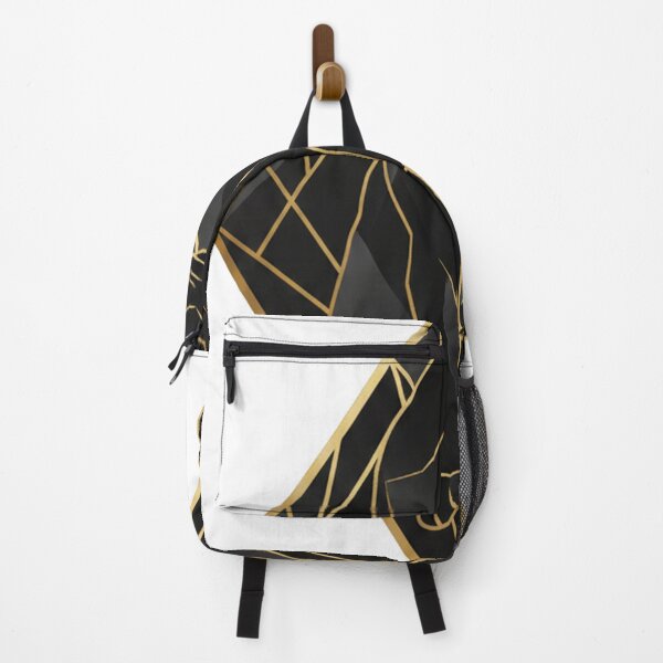 Item preview, Black Cat in Gold - Geometric Art Deco Feline designed and sold by DukeNiko.