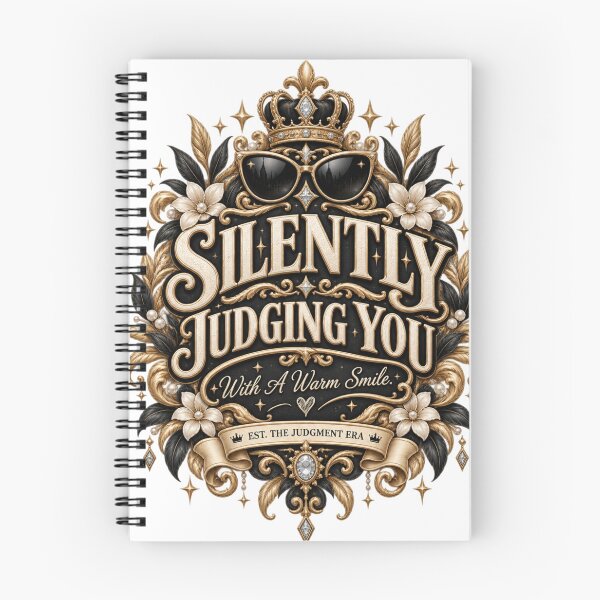 Item preview, Silently Judging You Sarcastic Design designed and sold by InkroarCo.