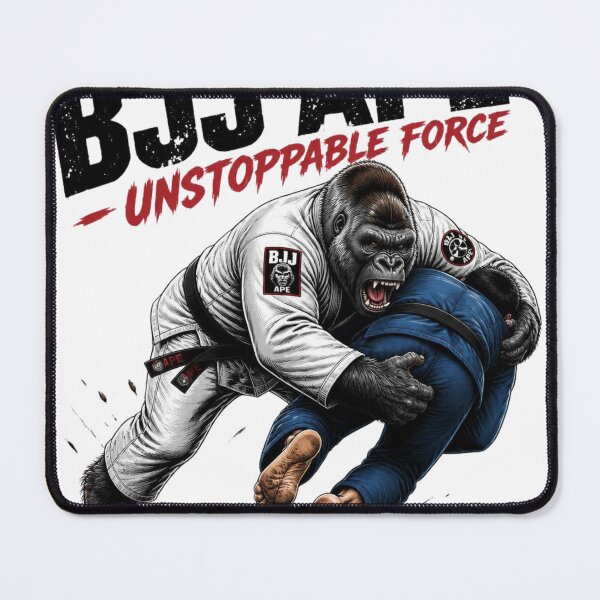 Item preview, BJJ Ape Unstoppable Force Brazilian Jiu Jitsu Grappling designed and sold by Martial-Art-23.
