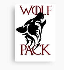 wolf pack new 2 Canvas Print