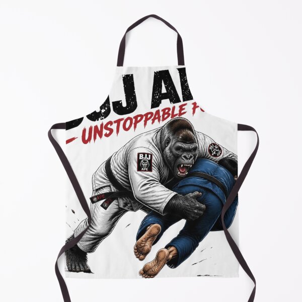 Item preview, BJJ Ape Unstoppable Force Brazilian Jiu Jitsu Grappling designed and sold by Martial-Art-23.