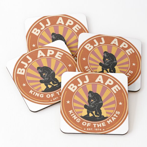 Item preview, Vintage BJJ Ape King Of The Mats Retro Grappling designed and sold by Martial-Art-23.