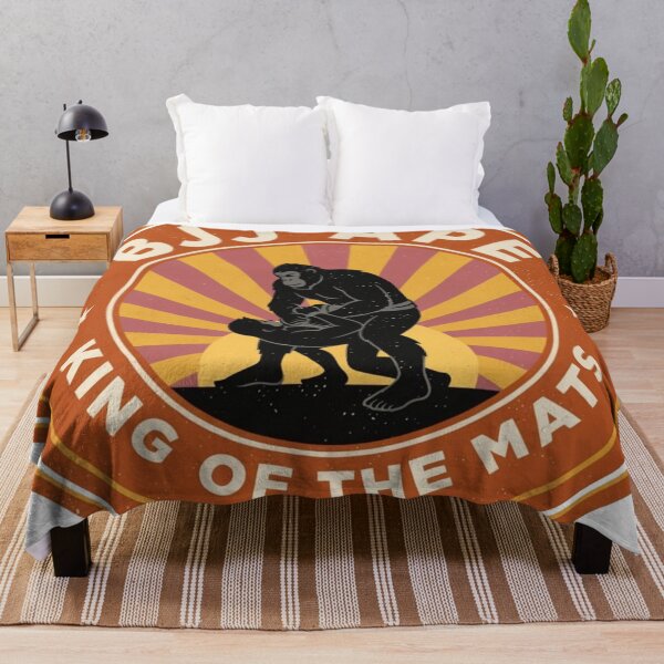 Item preview, Vintage BJJ Ape King Of The Mats Retro Grappling designed and sold by Martial-Art-23.