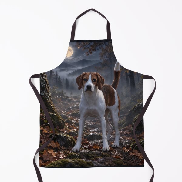 Item preview, Midnight Tracking Coonhound Fine Art Print designed and sold by RescueHeart10.