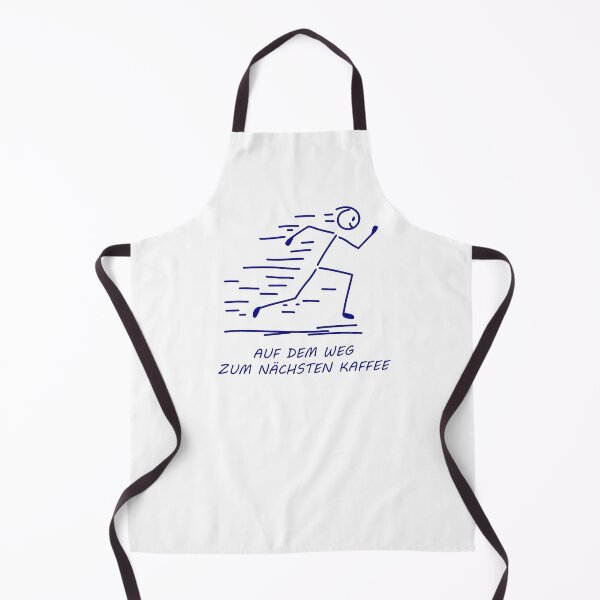 Item preview, On the way to the next coffee - funny stick figure designed and sold by SaSe-Design.