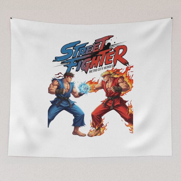 Item preview, Street Fighter Metro City Heroes Battle designed and sold by FreakToons.