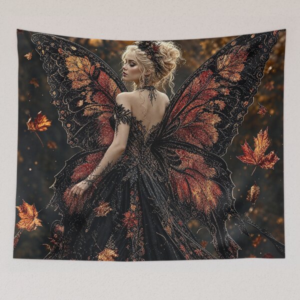 Item preview, Autumn Butterfly Fairy Queen designed and sold by Storybook Botanica.