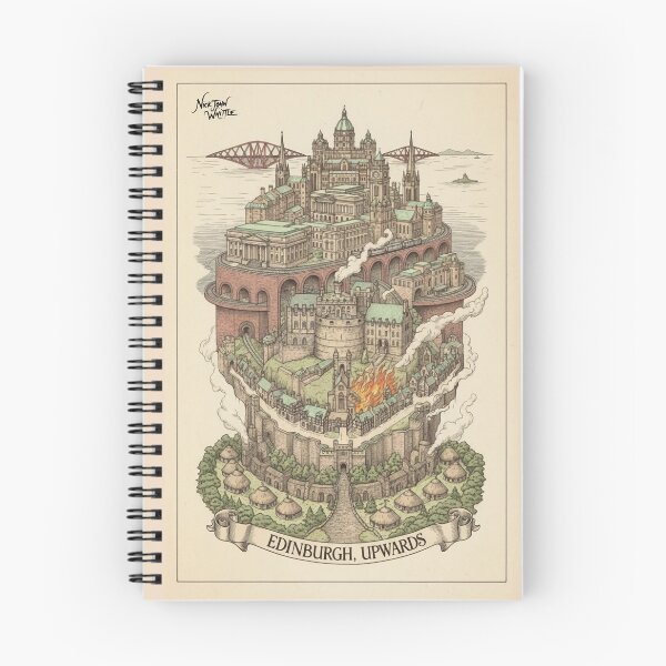 Item preview, EDINBURGH, UPWARDS designed and sold by NickWhittleArt.