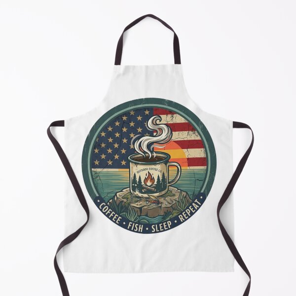 Item preview, Coffee Fish Sleep Repeat designed and sold by heritage-supply.