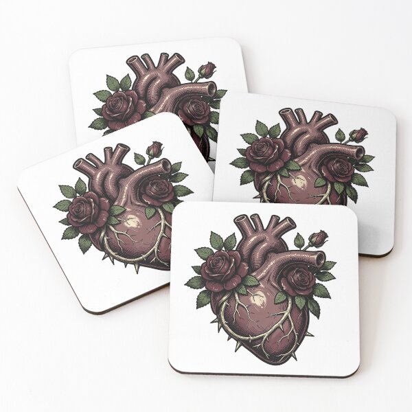Item preview, Rooted in the Heart – Dark Botanical Anatomy designed and sold by mrshadow113.