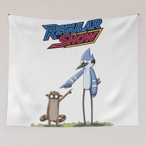 Item preview, Regular Show Anime Style Mordecai and Rigby designed and sold by FreakToons.