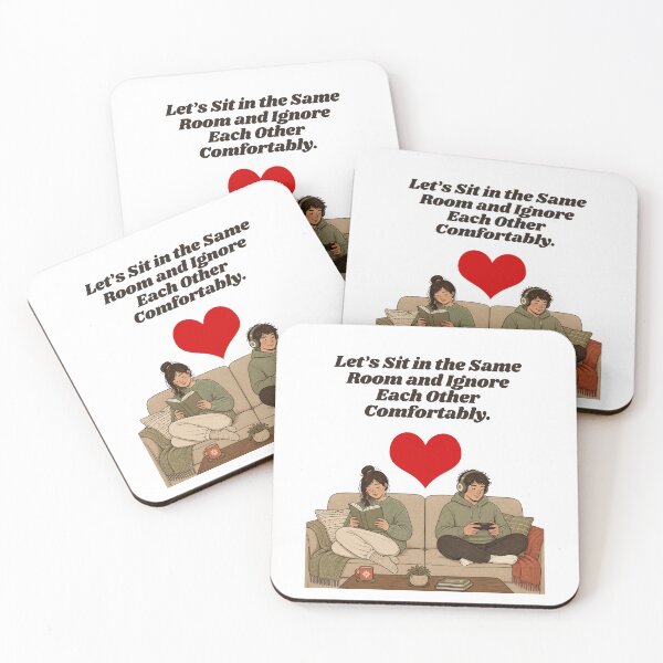 Item preview, Let's Sit In The Same Room And Ignore Each Other Comfortably - Funny Introvert Parallel Play Design designed and sold by Neurospicy Trolls.