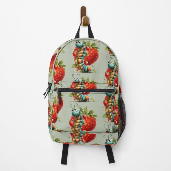 Item preview, Cute Caterpillar with Giant Strawberry designed and sold by Szpaku desart .