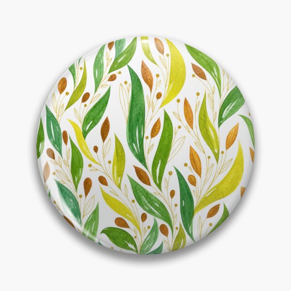 Item preview, Emerald and Gold Botanical Night Garden designed and sold by ArithraStudio.