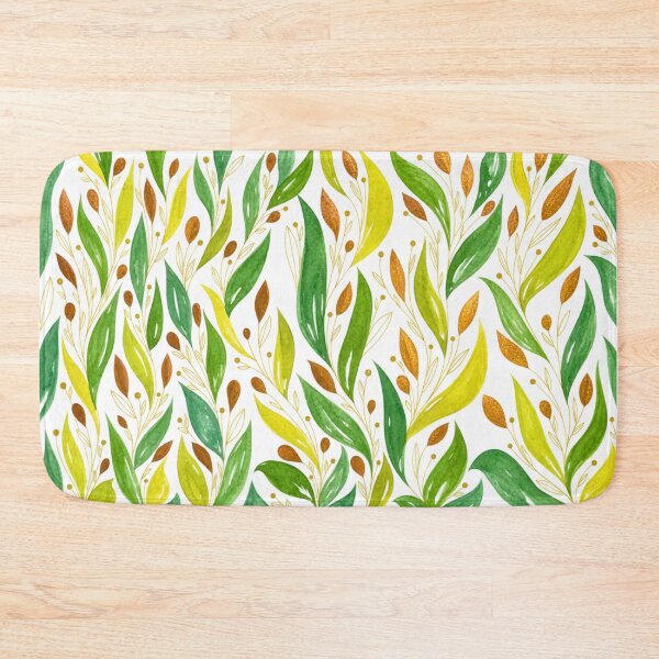 Item preview, Emerald and Gold Botanical Night Garden designed and sold by ArithraStudio.