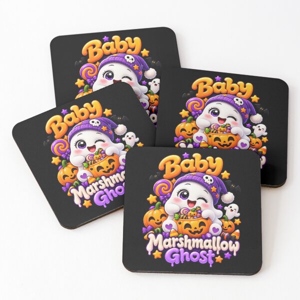 Item preview, Baby Marshmallow Ghost Cute Halloween Family Matching Shirt designed and sold by StaticEmpire.