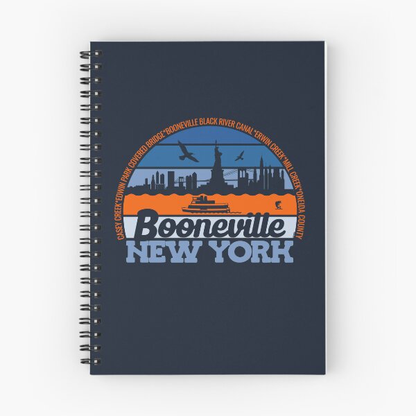 Item preview, Booneville New York Sunset Retro Vintage Local Pride Logo designed and sold by CRHPOD20.