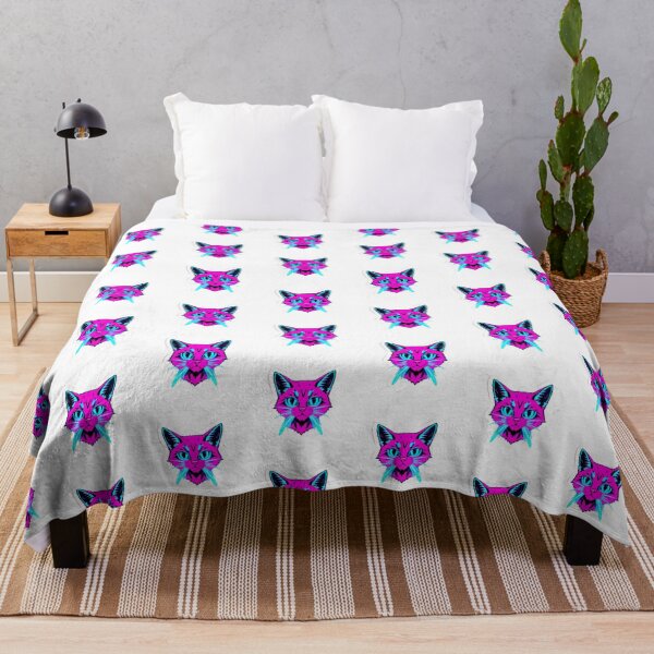 Item preview, Pixelated Neon Cat designed and sold by One More Run.