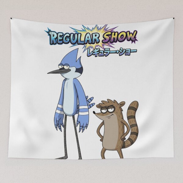 Item preview, Regular Show Mordecai and Rigby Japanese Anime Style designed and sold by FreakToons.