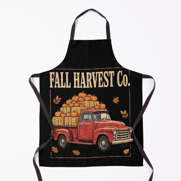 Item preview, Vintage Fall Harvest Co. Red Truck & Pumpkins – Autumn Vibe designed and sold by SDKENERGY.
