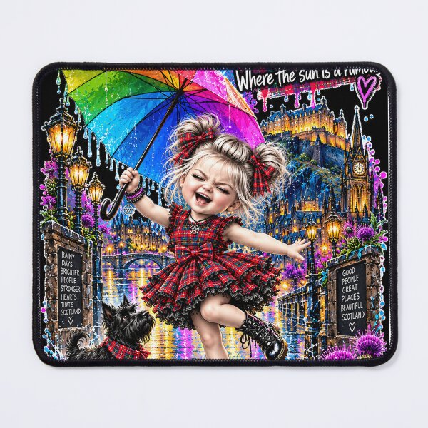 Item preview, Scotland – Where the Sun Is a Rumour | Wee Scottish Rain Dancer designed and sold by Thistleinkart.