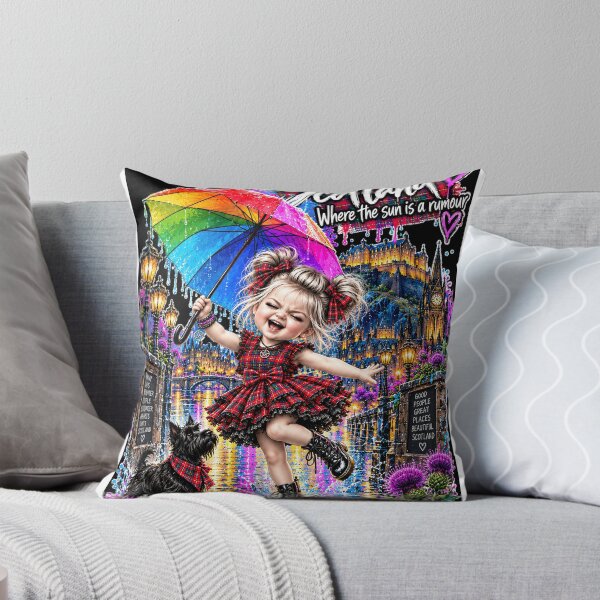 Item preview, Scotland – Where the Sun Is a Rumour | Wee Scottish Rain Dancer designed and sold by Thistleinkart.