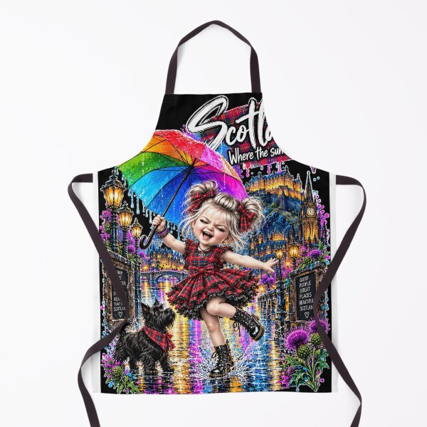 Item preview, Scotland – Where the Sun Is a Rumour | Wee Scottish Rain Dancer designed and sold by Thistleinkart.