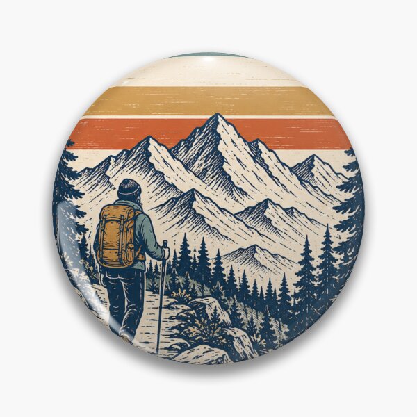 Item preview, Vintage Hiker designed and sold by CampAndCoast.
