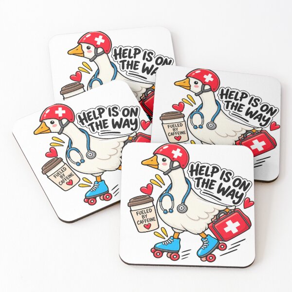 Item preview, Funny Goose Nurse – Help Is On The Way designed and sold by youssefpres.