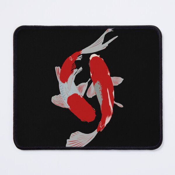 Item preview, Traditional Red Yin Yang Koi Fish Japanese Art designed and sold by Rhapsodic1290.
