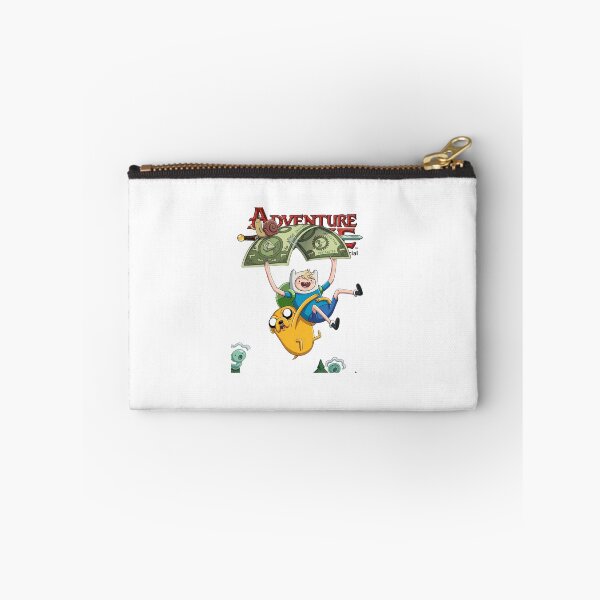 Item preview, Adventure Time Finn Jake Dollar Bill Flying Art designed and sold by FreakToons.