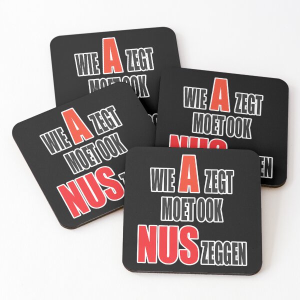 Item preview, Wie A Zegt Moet Ook Nus Zeggen - Rood Design designed and sold by DotsonJanna.