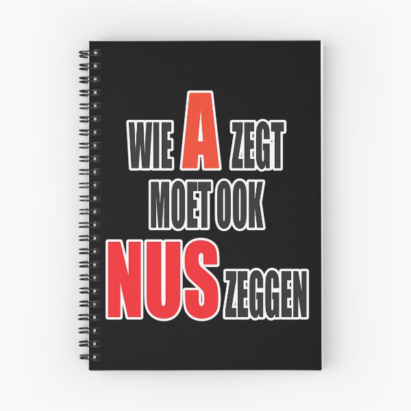 Item preview, Wie A Zegt Moet Ook Nus Zeggen - Rood Design designed and sold by DotsonJanna.