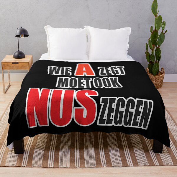 Item preview, Wie A Zegt Moet Ook Nus Zeggen - Rood Design designed and sold by DotsonJanna.