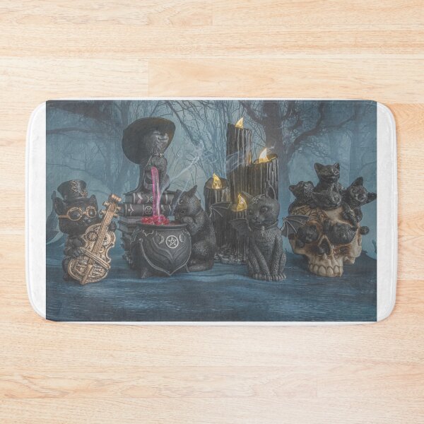 Item preview, Spooky Cats Playing in Misty Cemetery designed and sold by Steve Purnell Photography.