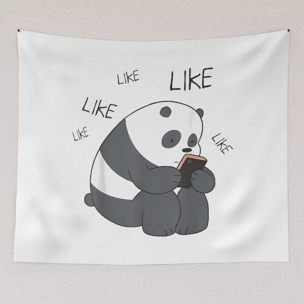 Aperçu de l'œuvre Nous B4Re Be4Rs Panda Aime créée et vendue par DotsonJanna.