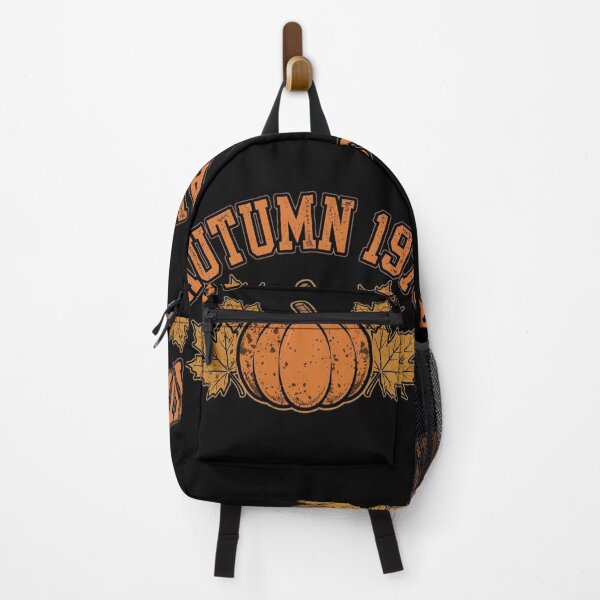 Item preview, Vintage Autumn 1976 Pumpkin & Maple Leaves – Retro Fall Vibe designed and sold by SDKENERGY.