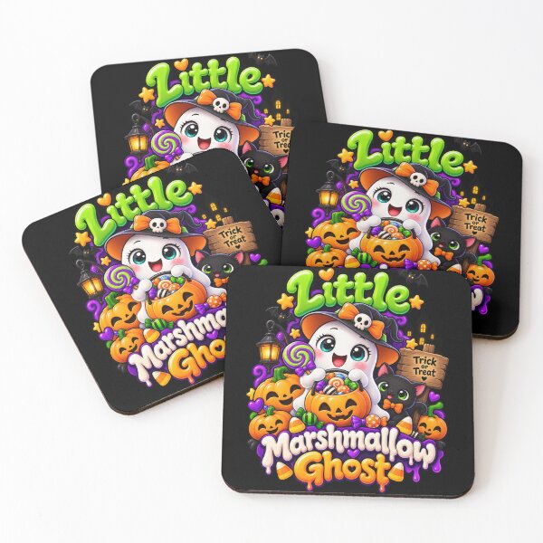 Item preview, Little Marshmallow Ghost Cute Halloween Family Matching Shirt designed and sold by StaticEmpire.
