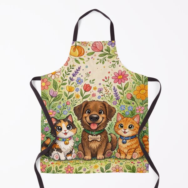 Item preview, Happy Pets in a Flower Garden designed and sold by Pure Craft.