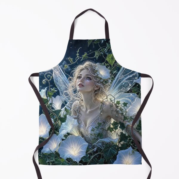 Item preview, Moonflower Fairy Under Full Moon designed and sold by Storybook Botanica.